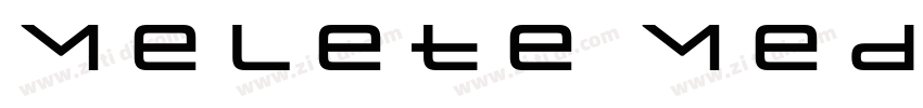 Melete Medium字体转换
